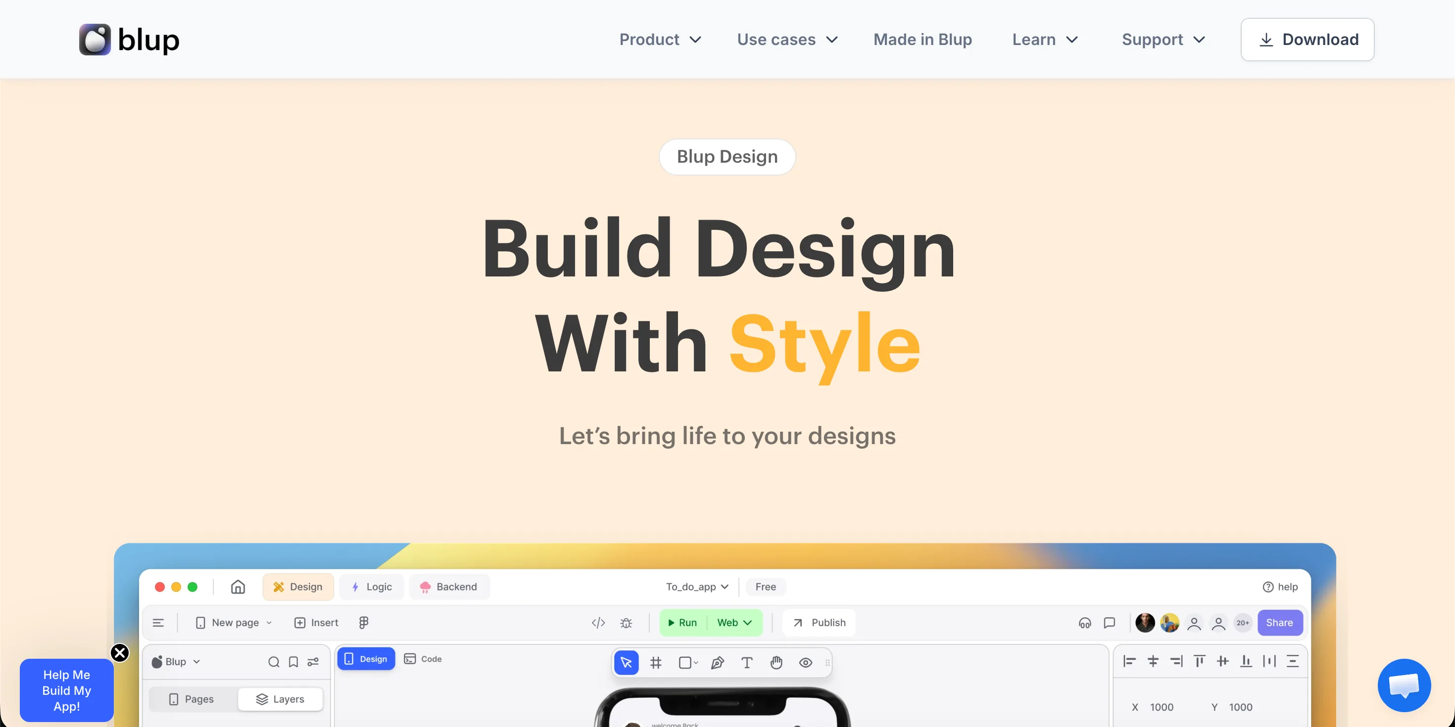 Blup — Websites