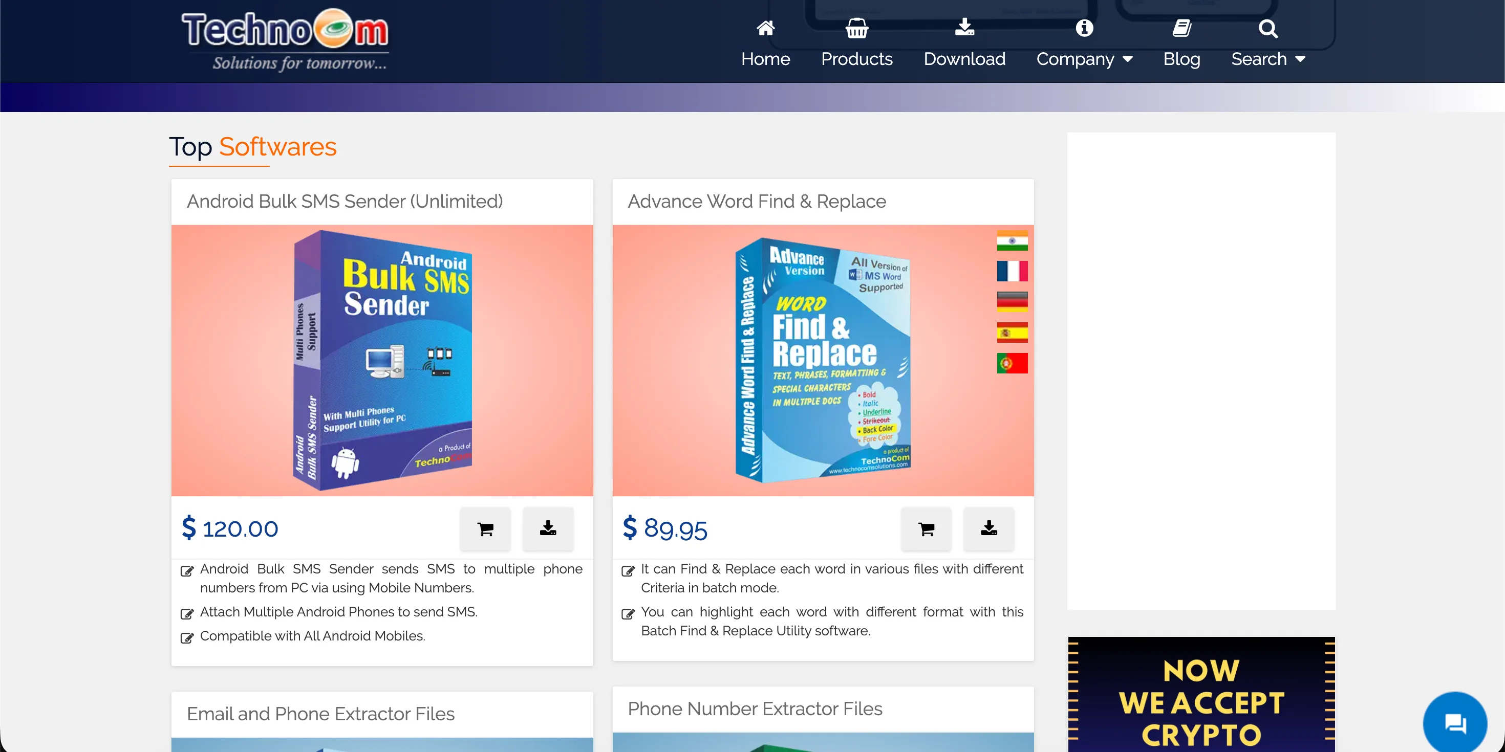 Technocom — Websites